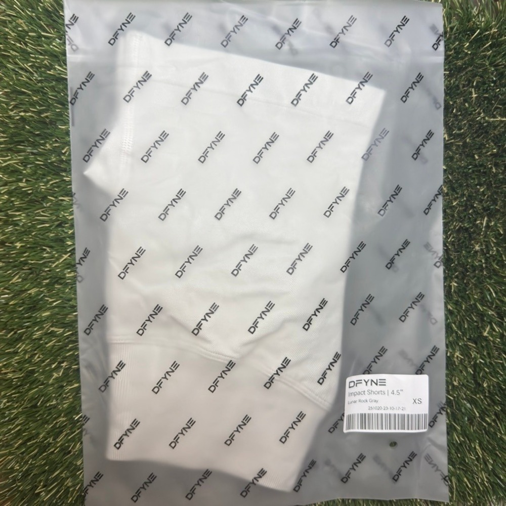 Dfyne impact shorts 4.5" lunar rock gray extra small - Picture 3 of 4